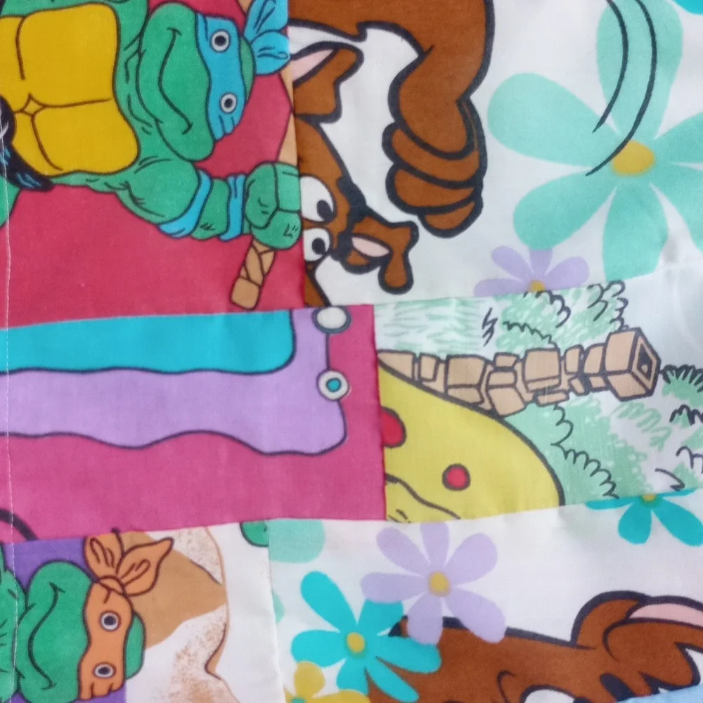 Vintage Custom Medley Pocahontas Lion King TMNT Polo Bear Bennygonia Shorts - Picture 3 of 12
